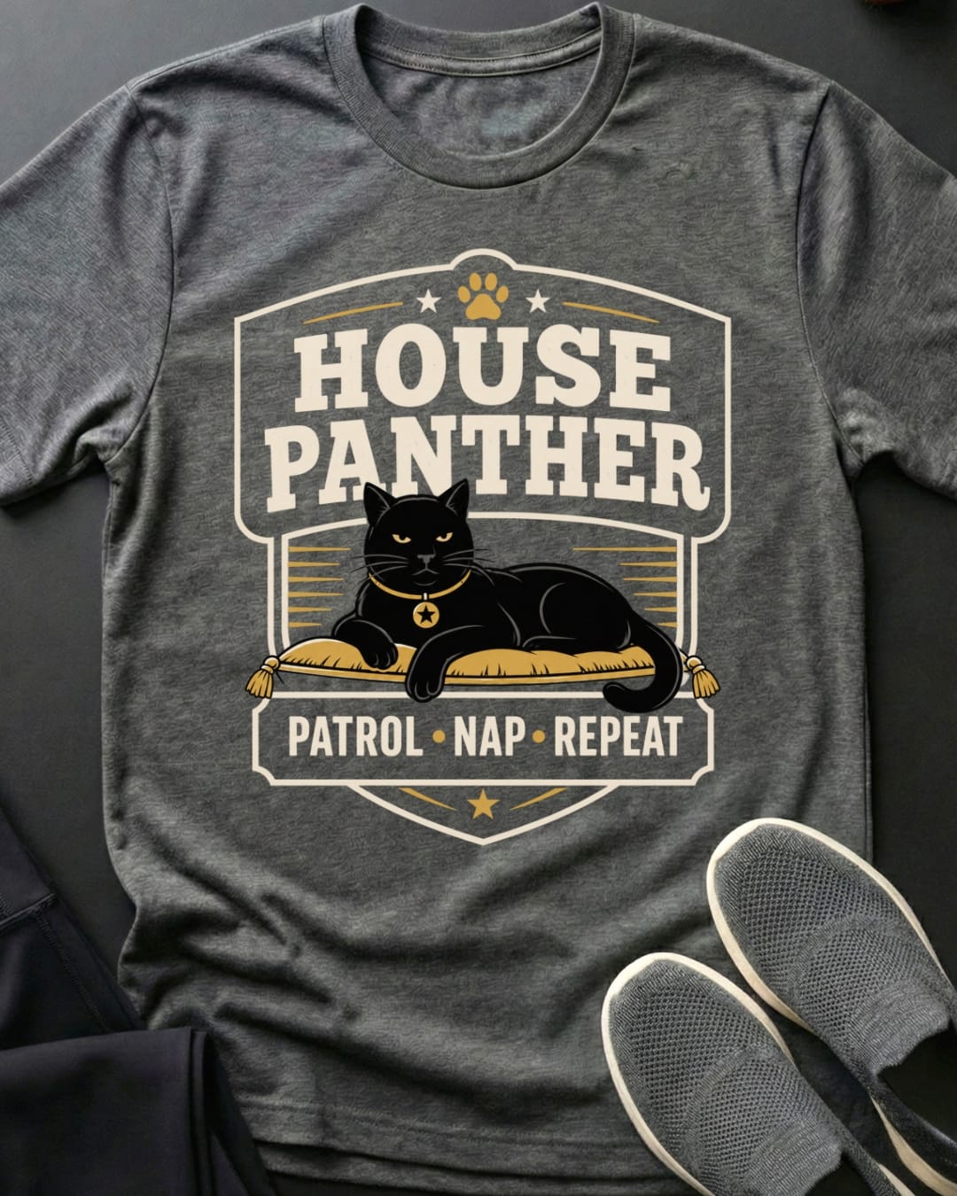 Patrol Nap Repeat Tee Gift For Cat Lover