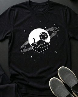 Space Quest Tee Gift For Cat Lover
