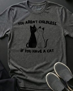 Not Childless Tee Gift For Cat Lover