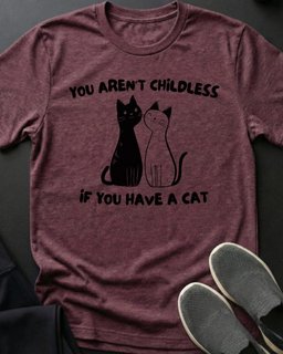 Not Childless Tee Gift For Cat Lover