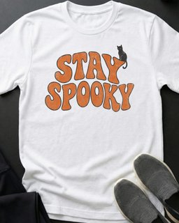 Stay Spooky Tee Gift For Cat Lover