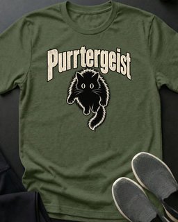 Purrtergeist Tee Gift For Cat Lover