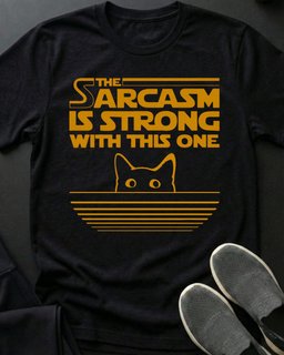Sarcasm Tee Gift For Cat Lover