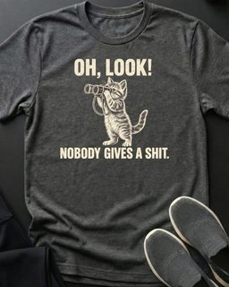 Oh Look Tee Gift For Cat Lover