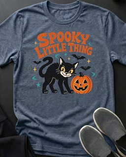 Spooky Little Thing Tee Gift For Cat Lover