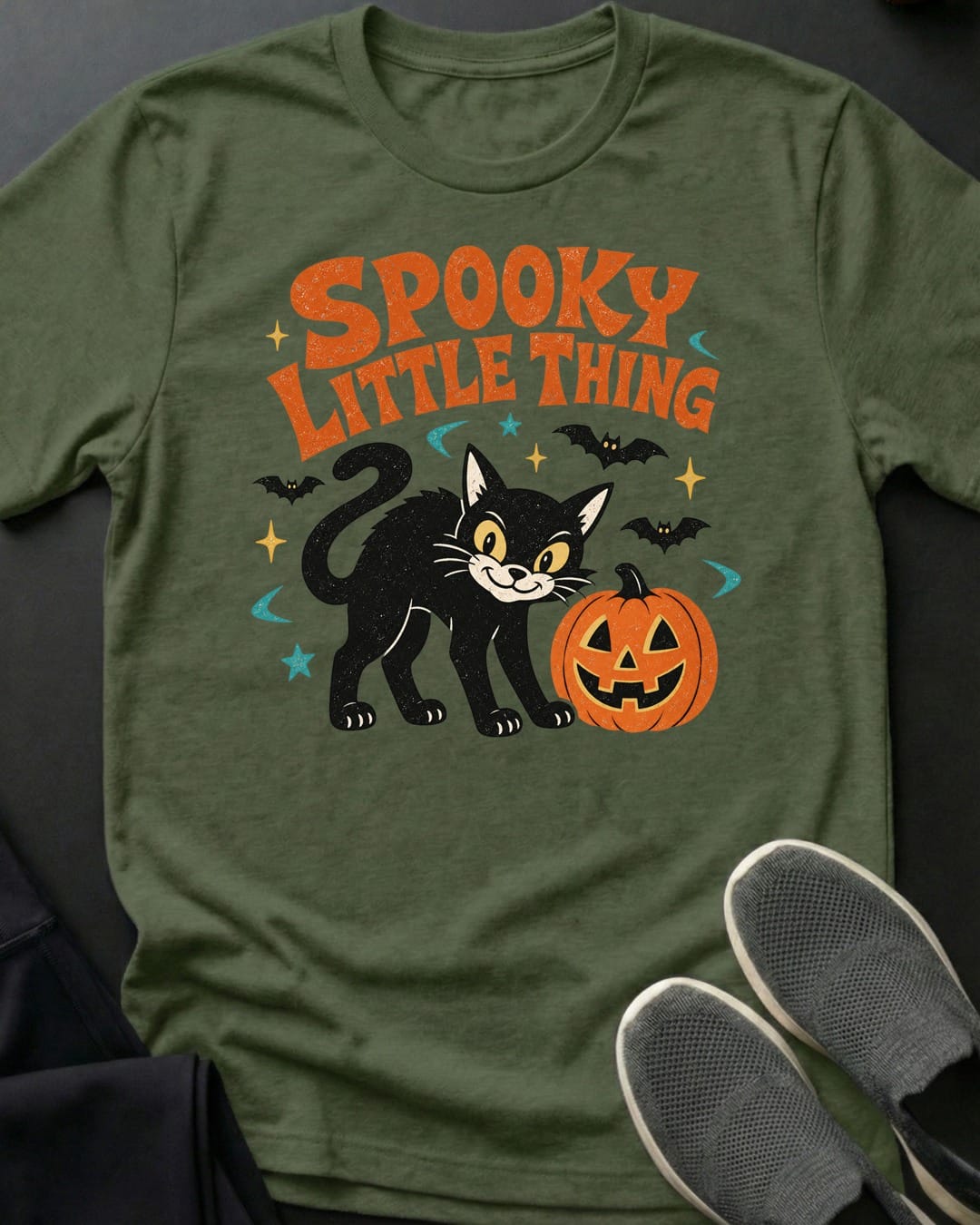 Spooky Little Thing Tee Gift For Cat Lover