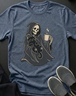 Reapers Brew Tee Gift For Cat Lover