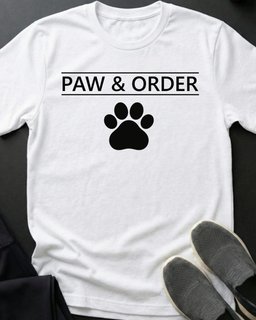 Paw And Order Tee Gift For Cat Lover