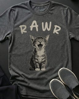 Rawr Tee Gift For Cat Lover