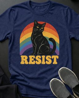 Resist Ii Tee Gift For Cat Lover