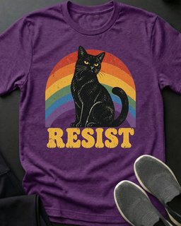 Resist Ii Tee Gift For Cat Lover