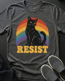 Resist Ii Tee Gift For Cat Lover