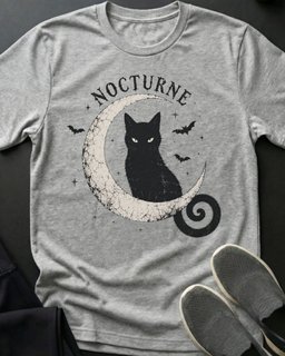 Nocturne Tee Gift For Cat Lover