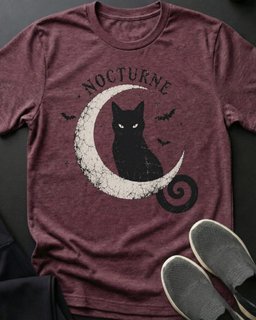 Nocturne Tee Gift For Cat Lover