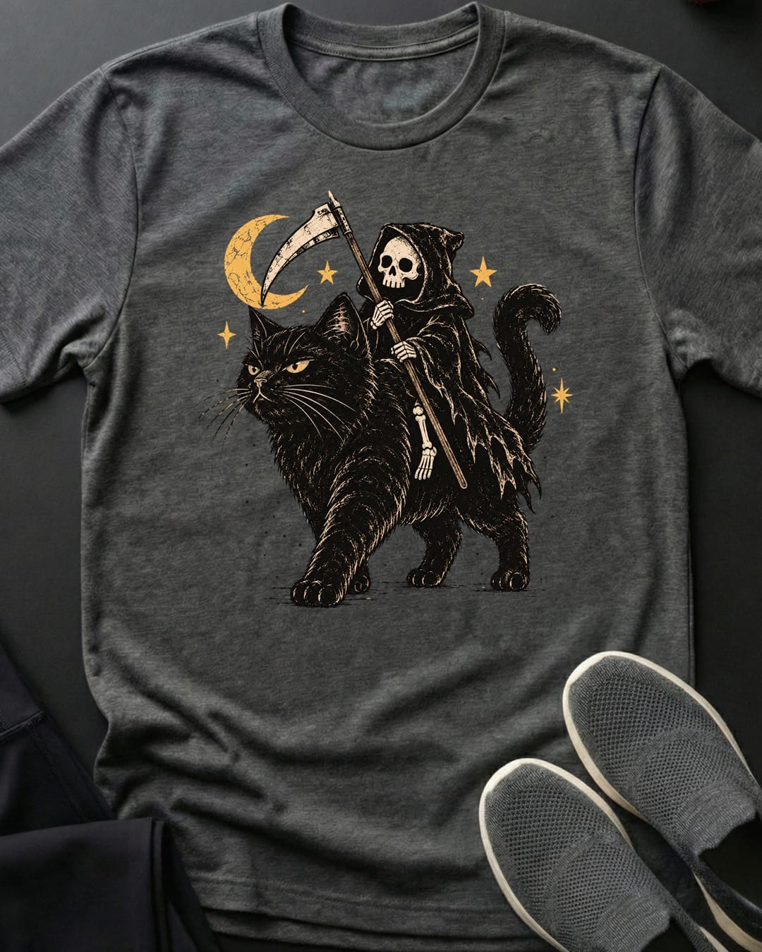 Ready Or Not Tee Gift For Cat Lover