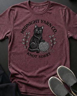 Midnight Yarn Co Tee Gift For Cat Lover