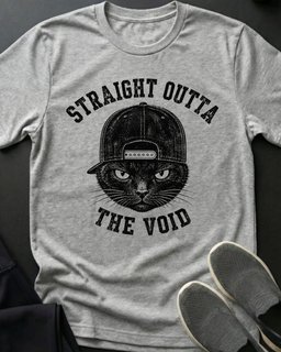 Straight Outta Tee Gift For Cat Lover