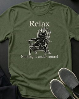Nothing Is Under Control Tee Gift For Cat Lover