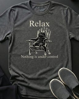 Nothing Is Under Control Tee Gift For Cat Lover