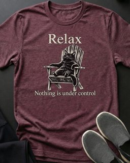 Nothing Is Under Control Tee Gift For Cat Lover
