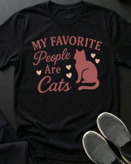 My Favorite Tee Gift For Cat Lover