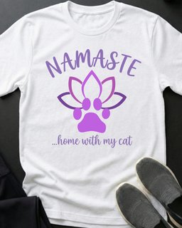 Namaste Tee Gift For Cat Lover