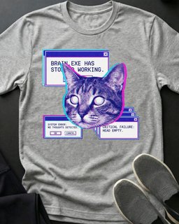 No Thoughts Tee Gift For Cat Lover