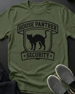 Panther Security Tee Gift For Cat Lover