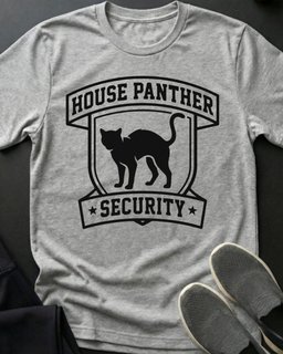 Panther Security Tee Gift For Cat Lover