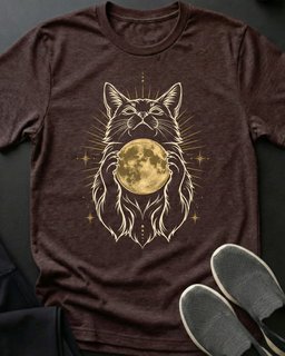 Moonkeeper Tee Gift For Cat Lover