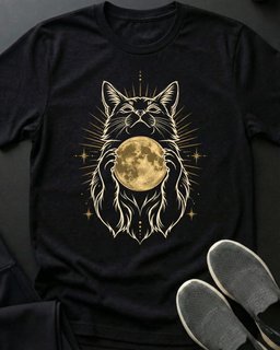 Moonkeeper Tee Gift For Cat Lover