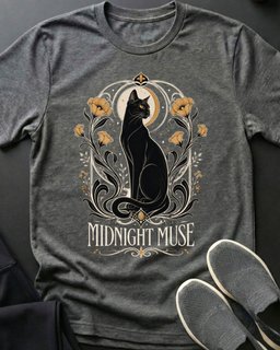 Midnight Muse Tee Gift For Cat Lover