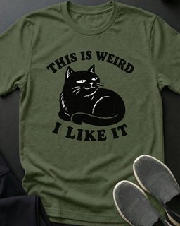 This Is Weird Tee Gift For Cat Lover