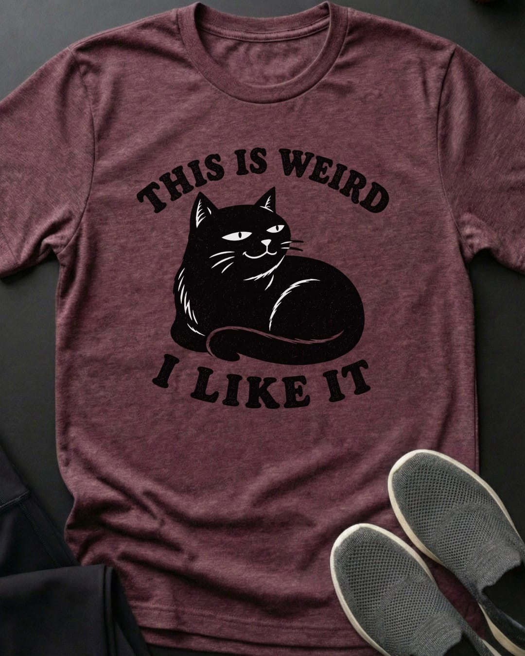 This Is Weird Tee Gift For Cat Lover