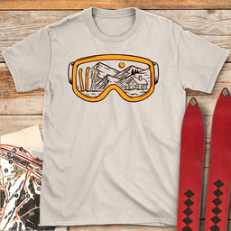 Cabin Range T Shirt Gift For Skier