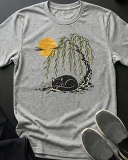 Willow Nap Tee Gift For Cat Lover