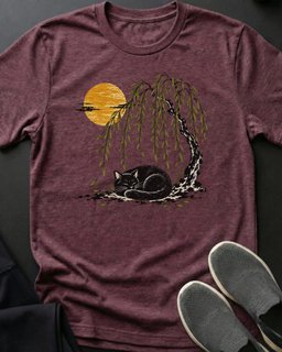 Willow Nap Tee Gift For Cat Lover