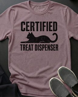 Treat Dispenser Tee Gift For Cat Lover