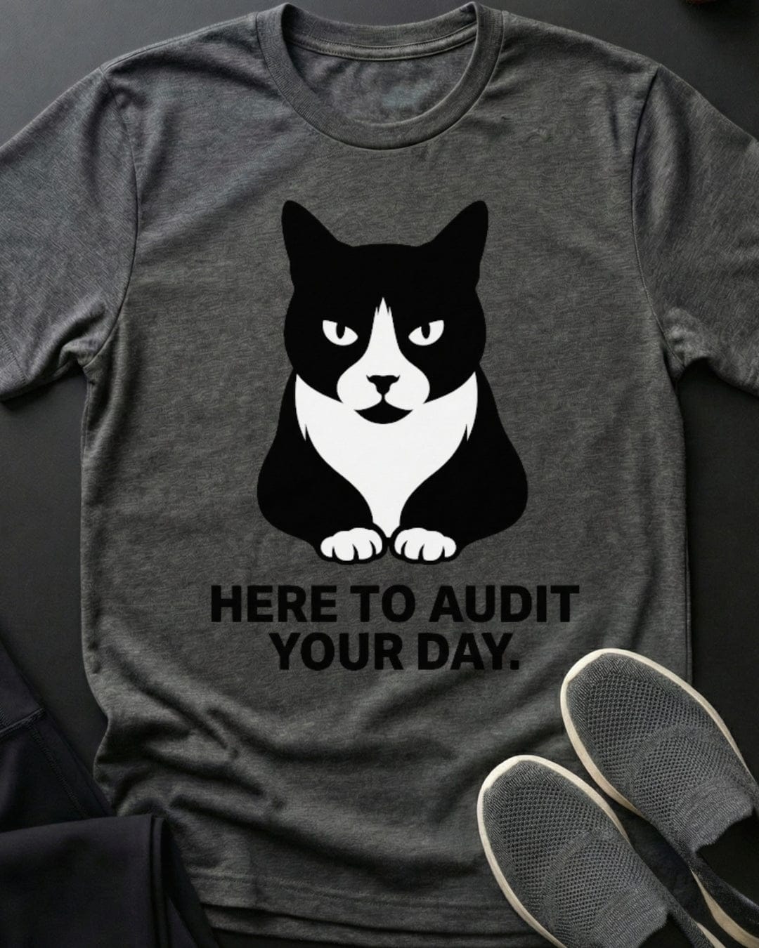 Tuxedo Tee Gift For Cat Lover