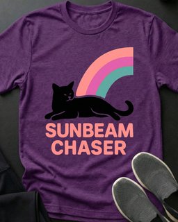 Sunbeam Chaser Tee Gift For Cat Lover