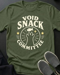 Void Snack Committee Tee Gift For Cat Lover