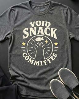 Void Snack Committee Tee Gift For Cat Lover
