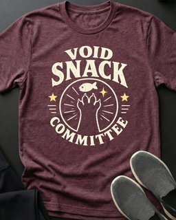 Void Snack Committee Tee Gift For Cat Lover