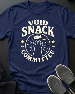 Void Snack Committee Tee Gift For Cat Lover