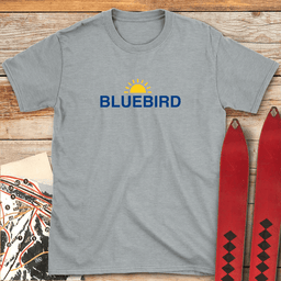 Bluebird Sun T Shirt Gift For Skier