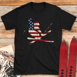 American Mute Grab T Shirt Gift For Skier