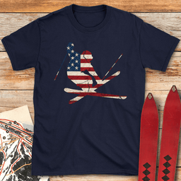 American Mute Grab T Shirt Gift For Skier