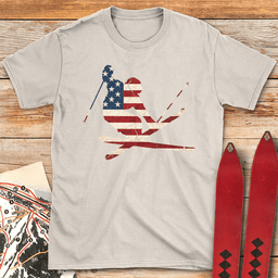 American Mute Grab T Shirt Gift For Skier