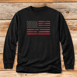 American Skier T Shirt Gift For Skier