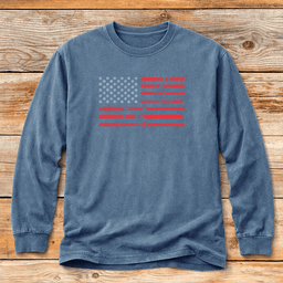 American Skier T Shirt Gift For Skier